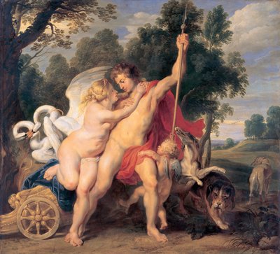 Venus and Adonis by Peter Paul Rubens